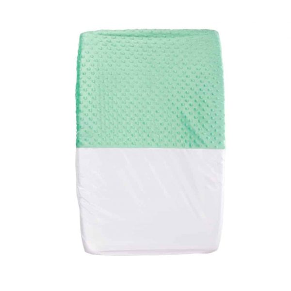 Mint green baby change mat cover