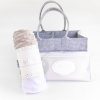 Baby caddy organiser - nappy change mats and covers